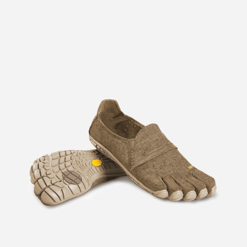 Vibram CVT-Hemp Lifestyle Sko Herre Khaki | PTZSHY657