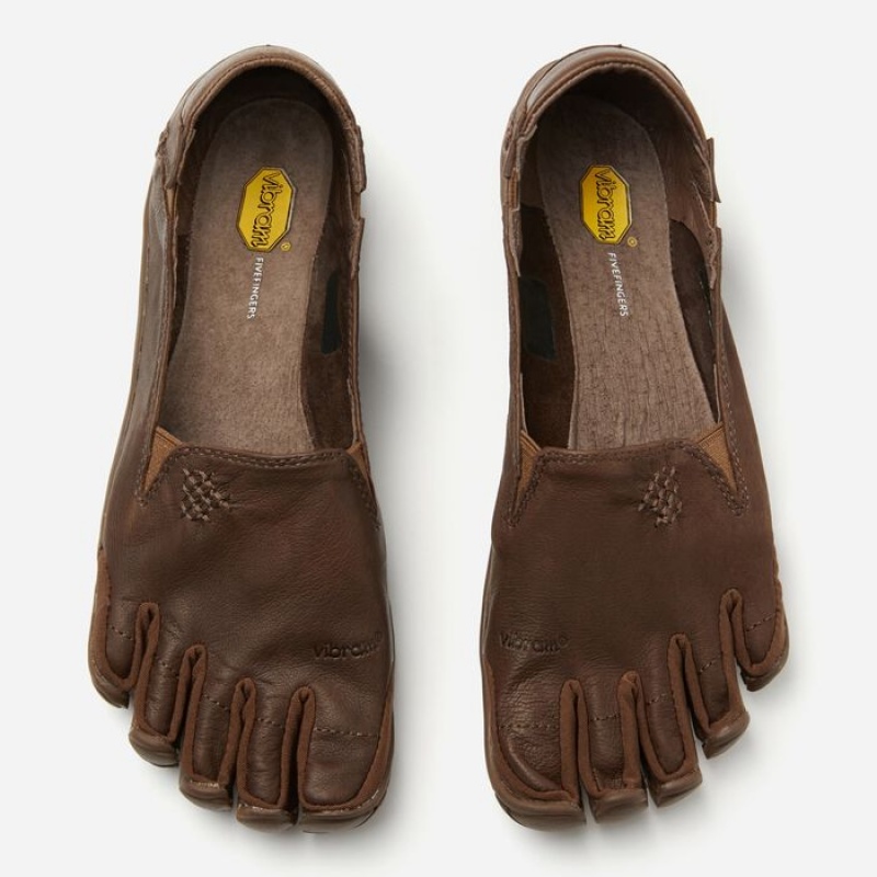 Vibram CVT-Læder Lifestyle Sko Dame Brune | OKCZWL746