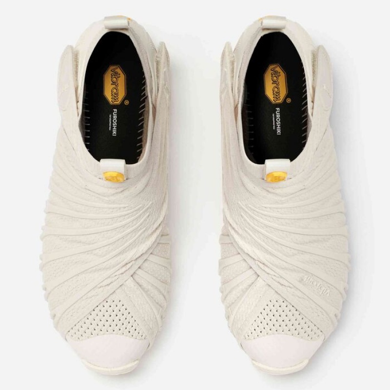 Vibram Furoshiki Knit High Sand Sko Dame Brune | PRZBJN354