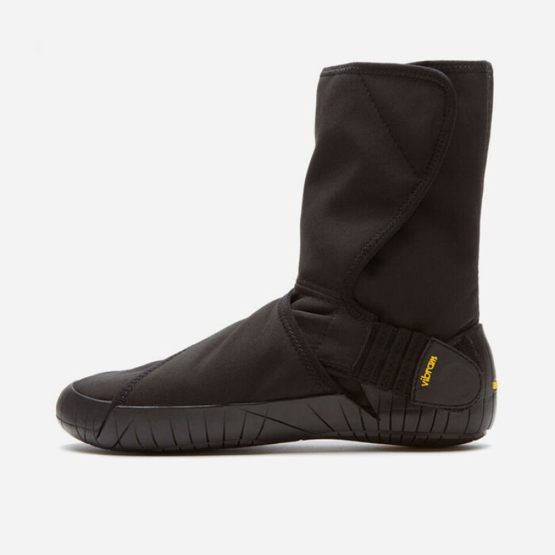 Vibram Furoshiki New Yorker Mid Støvler Dame Sort | OVZCQX263