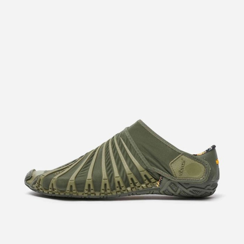 Vibram Furoshiki Sko Herre Olivengrøn | HABMJD302