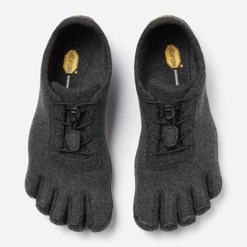 Vibram KSO ECO Uld Lifestyle Sko Herre Grå Sort | XHWAJO861