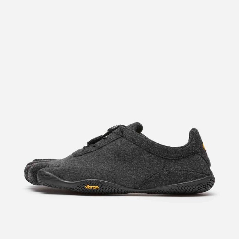 Vibram KSO ECO Uld Lifestyle Sko Herre Grå Sort | XHWAJO861