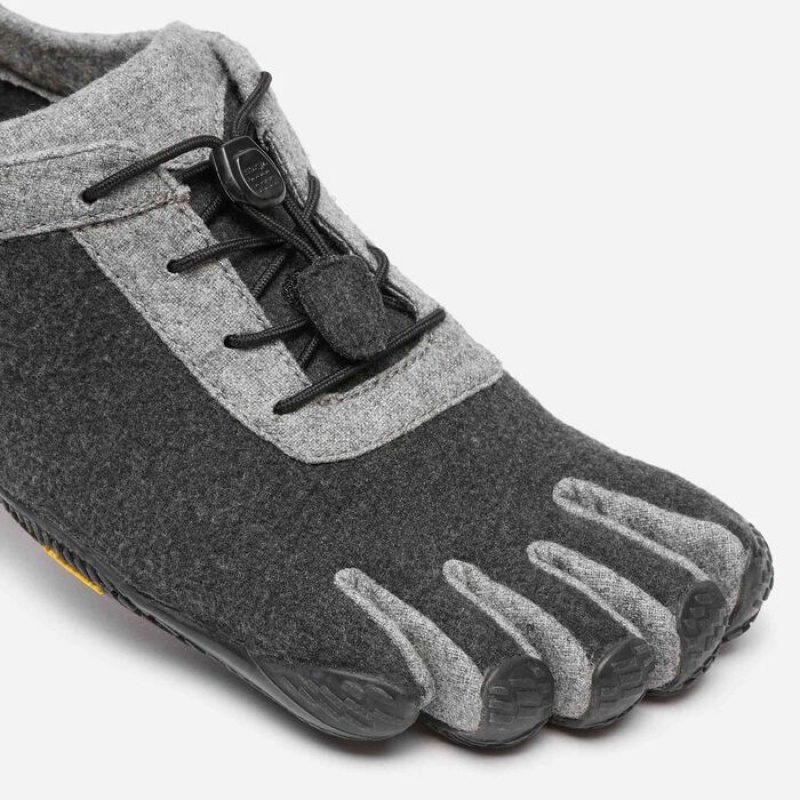 Vibram KSO ECO Uld Lifestyle Sko Herre Grå Lysegrå Sort | SKBNEV712