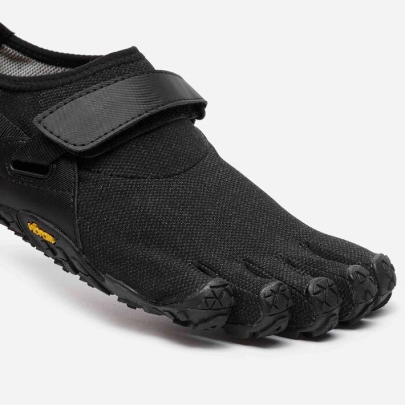 Vibram Spyridon EVO Trail Løbesko Dame Sort Sort | RIHFLO149