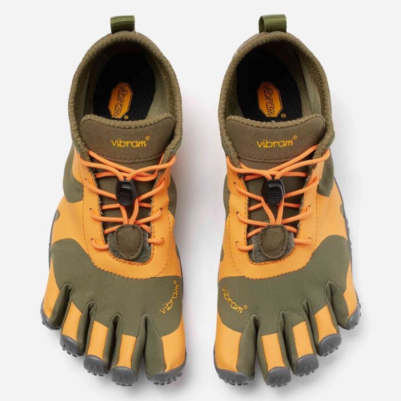 Vibram V-Alpha Military Træningsko Dame Orange Grå | YWOVZR673