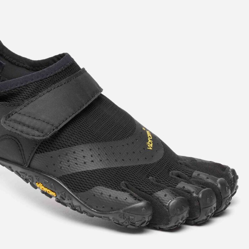 Vibram V-Aqua Strandsko Dame Lyseturkis Sort | MACBOE948