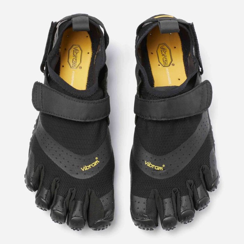 Vibram V-Aqua Strandsko Dame Lyseturkis Sort | MACBOE948