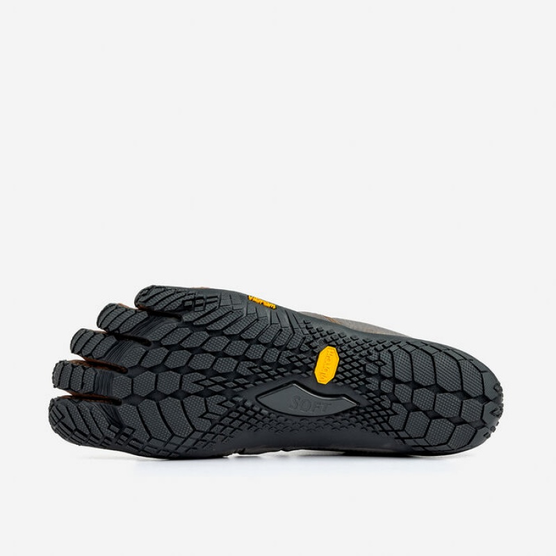 Vibram V-Lynx Lifestyle Sko Herre Grå Brune | VBZHCI027