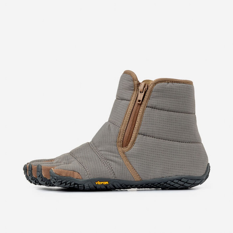 Vibram V-Lynx Lifestyle Sko Herre Grå Brune | VBZHCI027