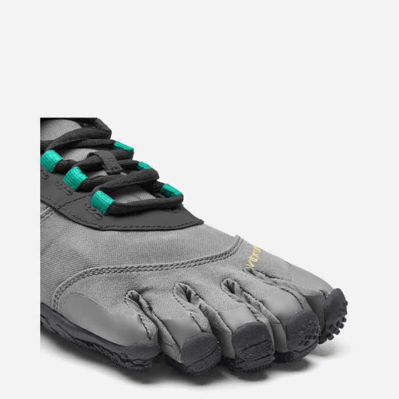 Vibram V-Trek Insulated Lifestyle Sko Dame Sort Grå Grøn | MOBJXU027